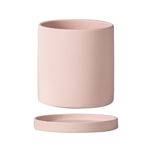 <span class=keywords><strong>Maceta</strong></span> de Cerámica Morandi Mate con Bandeja, <span class=keywords><strong>Maceta</strong></span> Cilíndrica Grande para Plantas Verdes Suculentas de Interior, Decoración del Hogar - Product Image 6
