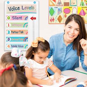 Wholesale Custom Classroom Pocket Chart Management Tool Educational Voice Level Bag <b>Hook</b> Type for Children Students - Product Image 5