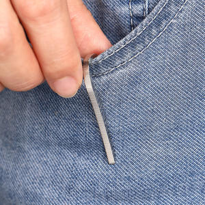 Porta Llaves Cobra, Mosquetón Grande de Acero Inoxidable, Ligero, Clip para Bolsillo de Pantalones EDC, Forma Irregular - Product Image 3