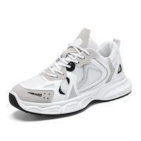 Baskets à la mode avec logo personnalisé chaussures décontractées antidérapantes pour hommes chaussure de sport respirante pour les loisirs de course souple pour hommes