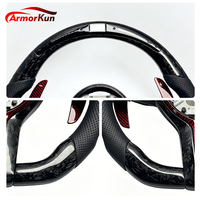 Volants sport en cuir véritable et fibre de carbone LED pour BMW, style design haut de gamme F80 F10 F12 F15 F20 F22 F30