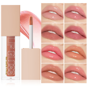 Vente en gros de gloss à lèvres volumisant hydratant brillant 5 ml, label privé, sans cruauté, biologique, gloss à lèvres hydratant, logo - Product Image 5