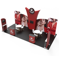 Présentoirs d'exposition portables pliables en alliage d'aluminium léger pour salons professionnels, conventions et expositions