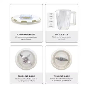 Licuadora Multifuncional Profesional 999 National 2 en 1, Recipiente de Acero Inoxidable de 1.5L, Eficiencia Energética, para el Hogar - Product Image 3