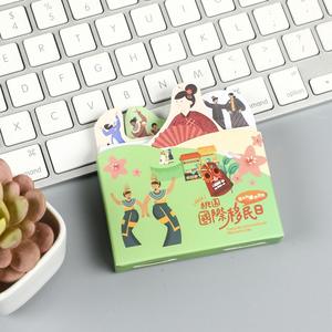 Notes autocollantes transparentes personnalisées de haute qualité, en forme de dessin animé mignon, plusieurs couleurs, papier auto-adhésif portable pour - Product Image 3