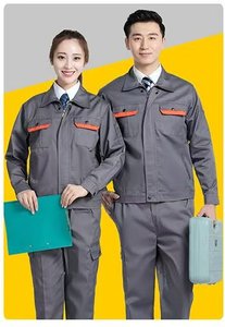 ロゴとカスタマイズ可能な女性の作業服と男性の工場労働者ユニフォーム - Product Image 2