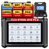Escáner Automotriz XTOOL D7S V2.0 para Diagnóstico de Todos los Sistemas, Codificación de ECU, CAN FD y DoIP, Más de 39 Reinicios, Escáner OBD2 Automotriz