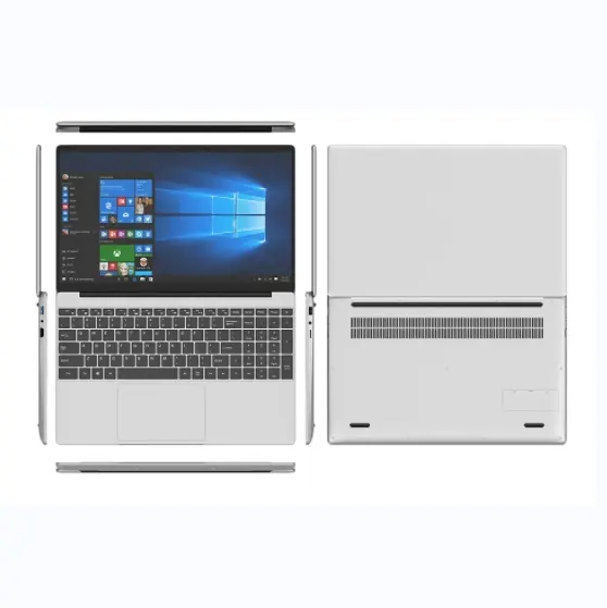 Laptop Drop Ship, Notebook komputer Win 11 Intel N5095 15.6 inci mendukung 180 derajat putaran Terbuka dan dekat untuk bisnis
