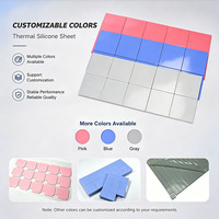 Pads thermiques 1 W/mK |   Tailles, épaisseurs et forces adhésives personnalisables pour PCB, CPU, GPU