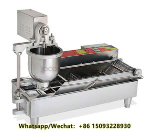 Máquina freidora de rosquillas griegas de gas industrial, máquina formadora de rosquillas mochi, máquina para hacer rosquillas de 3 moldes - Product Image 4