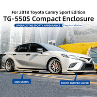 Kit carrosserie sport pour Toyota Camry 8ème génération 2018, accessoires extérieurs avec lèvre de pare-chocs avant, jupes latérales et diffuseur arrière – Vente en gros