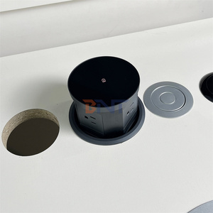 Bàn hội nghị ẩn Máy tính để bàn bật lên Ổ cắm điện/220V hợp kim nhôm bật lên ổ cắm điện máy tính để bàn - Product Image 5