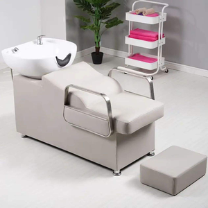 Fauteuil de lavage moderne en céramique pour salon de coiffure, avec bac intégré, confortable et personnalisable, idéal pour les soins capillaires et le spa, en promotion - Product Image 6