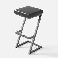 Ensemble de meubles pour discothèque commerciale et design tendance table en ardoise pour cocktail tabouret de bar chaise haute