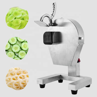 Cortadora automática de frutas Cebolleta Apio Cortadora de cebolla verde Cortador de verduras de acero inoxidable