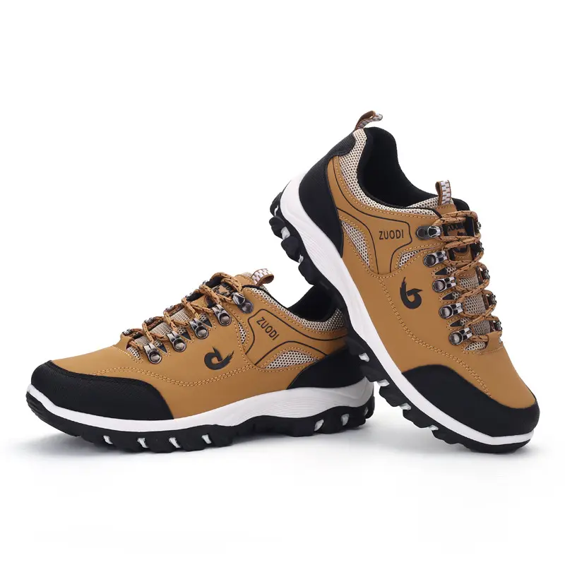 Outdoor waterproof running walking jogging sneaker boots breathable mountaineering men's no slip hiking shoes