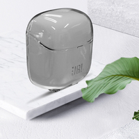 Nouveau boîtier de charge pour écouteurs en TPU souple et transparent pour écouteurs sans fil JBL TUNE 220TWS 225TWS avec crochet de transport