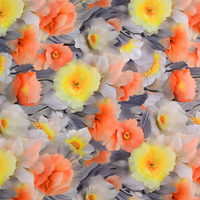 Safa Textile Imprimé Personnalisé Motifs Floraux Numériques Satin Soyeux Lisse Tissu pour Femmes Vêtements