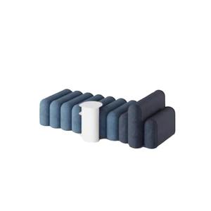Banco de tres plazas de tela nórdica impermeable y de fácil cuidado, de lujo, minimalista y de alta comodidad, para entrada, guardarropa, banco para zapatos y sofá. - Product Image 2