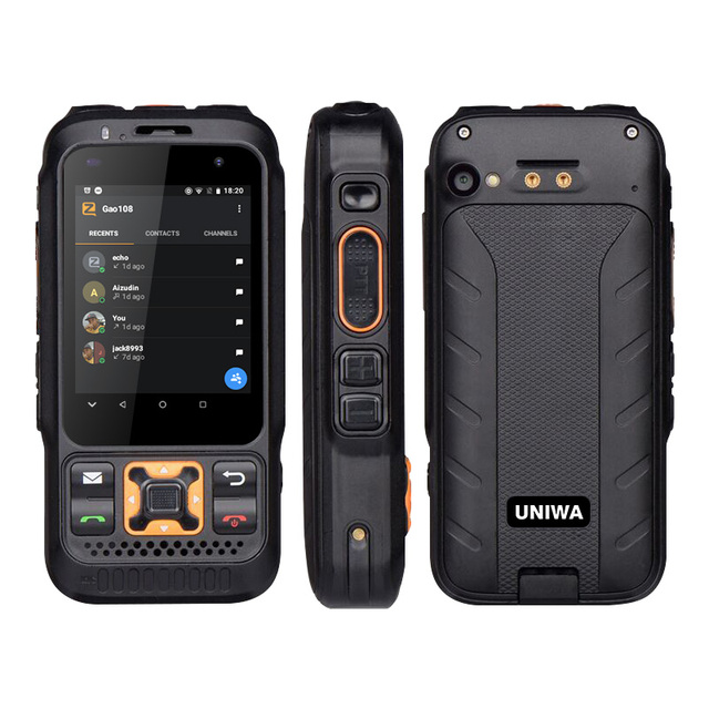 UNIWA F30S IP67 4G Rugged Zello Walkie Talkie Phone with NFC SOS Radio Feature Phone