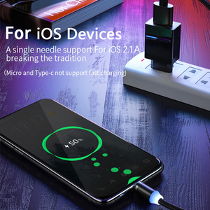 Bán Buôn Từ Sạc Nhanh Cáp 3 Trong 1 Thay Thế Sạc Cổng Cho Iphone <span class=keywords><strong>USB</strong></span> Dữ Liệu Từ Tính Sạc Cáp - Product Image 5