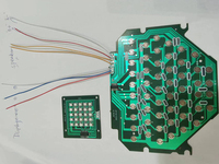 Papan PCBA Laptop Mainan Edukasi Anak KY Custom, Keyboard Musik LED, Produsen OEM PCB