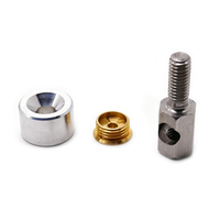 Kit de Fijaciones Mecanizadas por CNC Personalizadas, Multimaterial, Aluminio, Latón, Acero Inoxidable, Componentes de Torneado de Precisión para Equipos