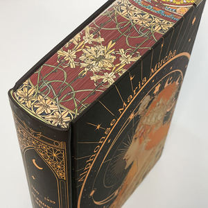 Livre à couverture rigide avec bords vaporisés fantaisie, impression personnalisée de romans, carnet de croquis vierge - Product Image 3