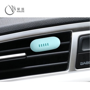 Ambientador personalizado de silicona para coche, <span class=keywords><strong>Clip</strong></span> de ventilación de aromaterapia, difusor colgante - Product Image 1