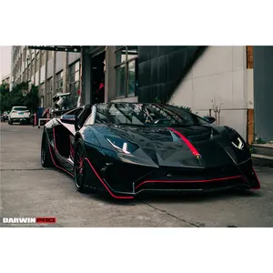 DarwinPRO SVJ Extra parcial de fibra de carbono de cuerpo ancho Kit de ForLamborghini Aventador LP700 Roadster Coupe