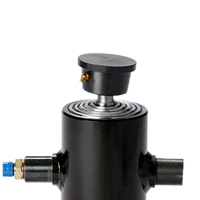 Mini-treuil hydraulique sous châssis pour remorque de jardin et chariot benne