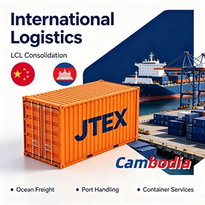 Servicio de Transporte Marítimo LCL Estable de China a Camboya, Envío de Puerto a Puerto, Agente de Carga, Transitario Internacional de Logística - Product Image 1