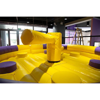 Balayeuse gonflable populaire Wipe Out gonflable Wipeout Jeu de joute de parcours d'obstacles