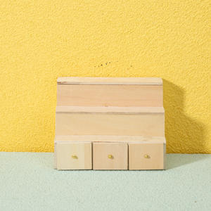 1:12 DIY juguete estilo casa de muñecas escena en miniatura con caja de dulces y vitrina de madera Mini muebles modelo de alta calidad - Product Image 4