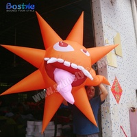 Ballon gonflable personnalisé en forme d'étoile avec impression numérique pour événements et défilés en plein air