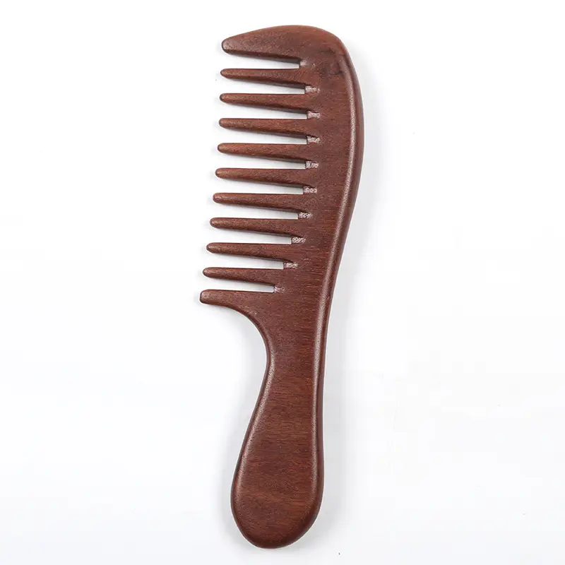 Hoye Craft comb wooden handle comb wood custom logo exquisite handmade comb