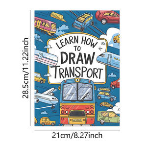 LEARNHOW TODRAW Teach You Draw Riding Horseback Stamping Drawing Book <span class=keywords><strong>Livre</strong></span> de coloriage pour enfants - Product Image 4