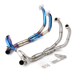 <span class=keywords><strong>Escape</strong></span> de motocicleta de alta calidad <span class=keywords><strong>para</strong></span> tubo de enlace frontal de acero inoxidable de, compatible con silenciador de 51MM - Product Image 1