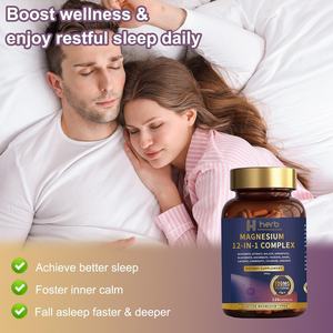 Cápsulas de Complejo de Magnesio y Vitaminas OEM/ODM, Mejoran la Inmunidad y la Densidad Ósea, Fórmula 2 en 1 para Adultos (No Apto para Recién Nacidos), 60 Cápsulas - Product Image 4