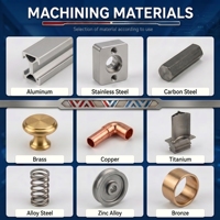 Servicio de Mecanizado CNC Personalizado de 3, 4 y 5 Ejes, Piezas de Alta Precisión en Aluminio y Acero, Torneado y Fresado, Prototipado Rápido OEM