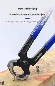 <span class=keywords><strong>Pince</strong></span> à noix en acier allié recouverte de plastique - Outil robuste pour la réparation de quincaillerie - Product Image 3