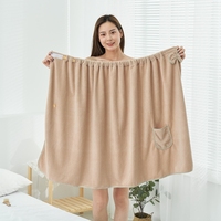 Toalla de Baño Mágica Absorbente y Suave, Ecológica, con Estampado Personalizado, Bata de Baño, Falda de Toalla, Conjunto de Envoltura para Ducha y Spa