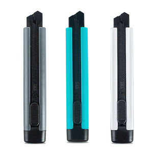 มีดพับได้ใบมีดเหล็กกล้า SK5 18มม. ปุ่มกดปลอดภัยหลายสี ABS/PP ใช้งานได้ตามต้องการ - Product Image 2