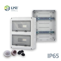 Boîte de distribution d'énergie 24way IP65 355*275*115mm Type affleurant 24 voies POLE MCB Boîte de distribution de jonction