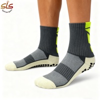 Chaussettes de football respirantes antidérapantes, sans transpiration, sans glissement par la chaleur