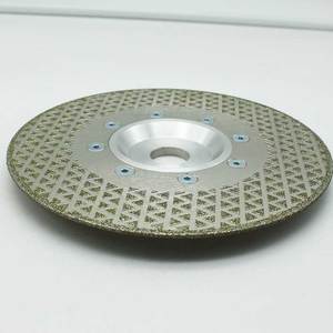 Nouveau diamantée électroplaquée pyramide vanité scie lame 80mm pour la fiber de carbone en plastique <span class=keywords><strong>composites</strong></span> stratifiés - Product Image 3