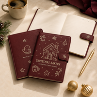 Offre Spéciale – Carnet A5 en Cuir PU Personnalisé, Reliure Cousue, Couverture Rigide, 100 Feuilles, Logo Personnalisé, Journal de Vacances, Étudiant