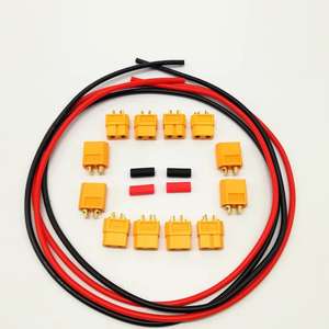 รถบรรทุก1/10 1/8 RC แบตเตอรี่เชื่อมต่อสำหรับผู้หญิง XT60 - Product Image 2