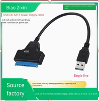 Kabel Data Hard Drive Eksternal USB3.0 ke SATA2.0 Kabel Easy Drive Konverter Hard Drive Desktop 2.5/3.5