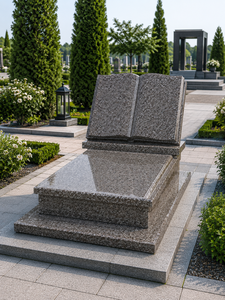 Lápidas de Granito de Piedra Natural, Diseño Americano Tradicional, 1 Año de Garantía, Monumentos Funerarios para Exteriores - Product Image 4